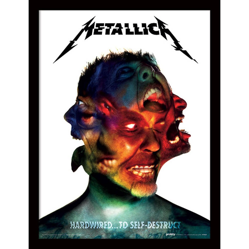 METALLICA メタリカ - Hardwired / インテリア額 - PGS